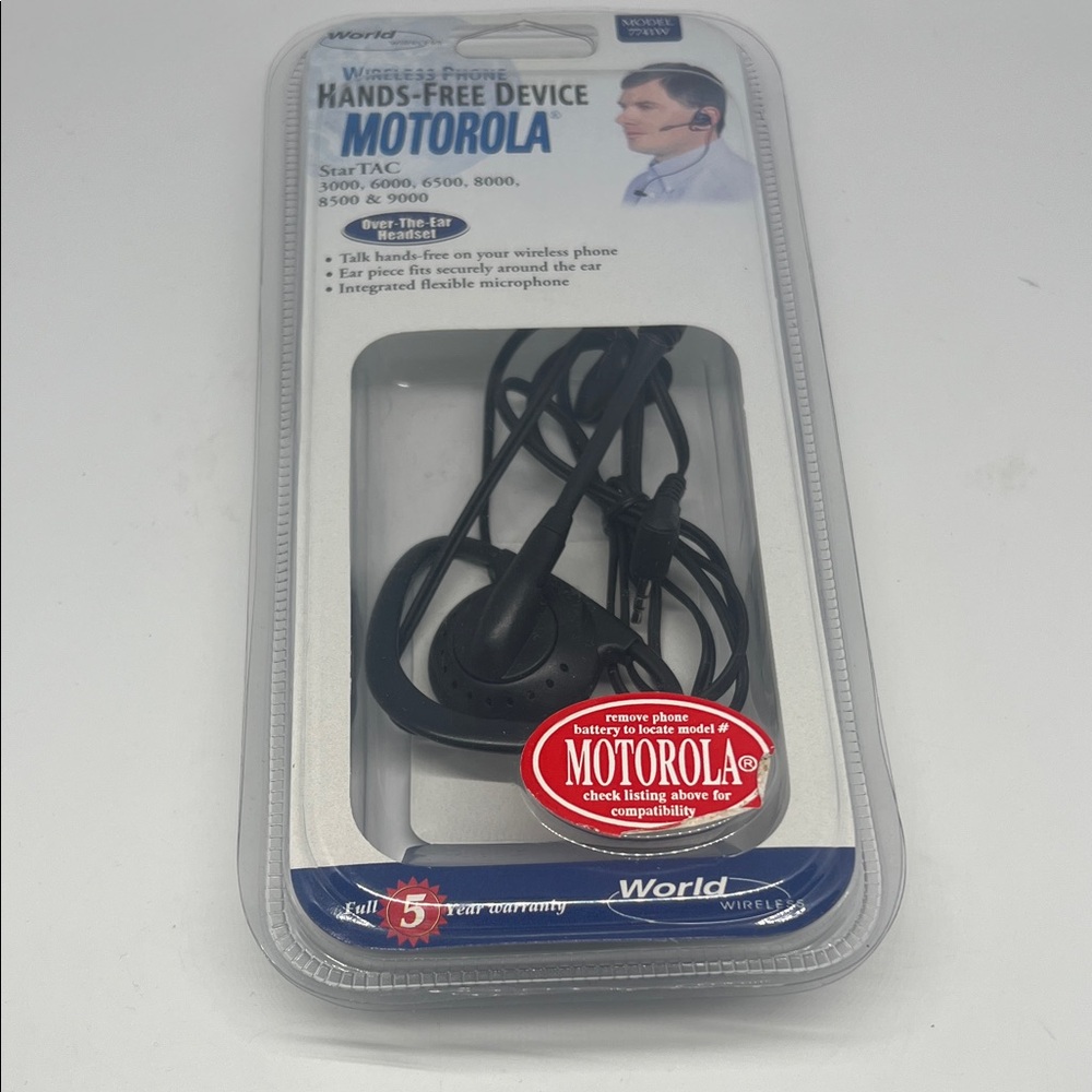 Motorola Black Wired Headset